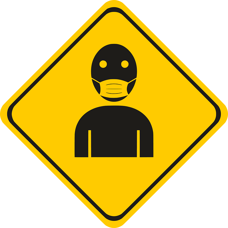 Coronavirus Symbol Sign