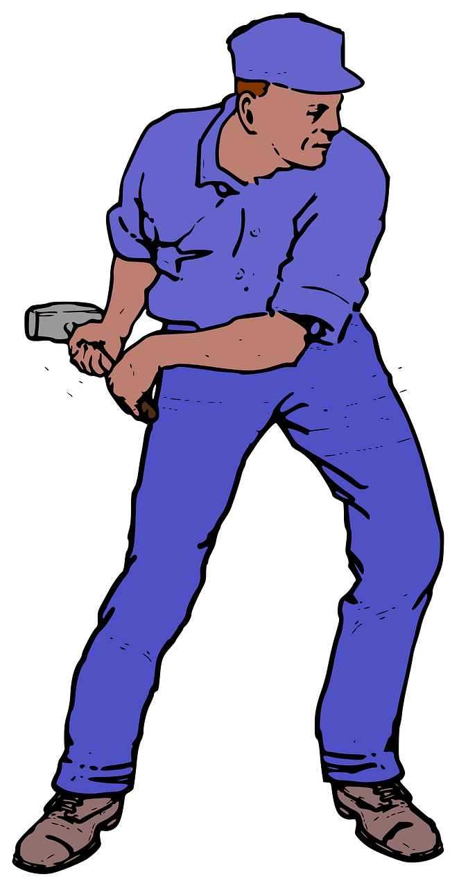 Working Man with Hammer