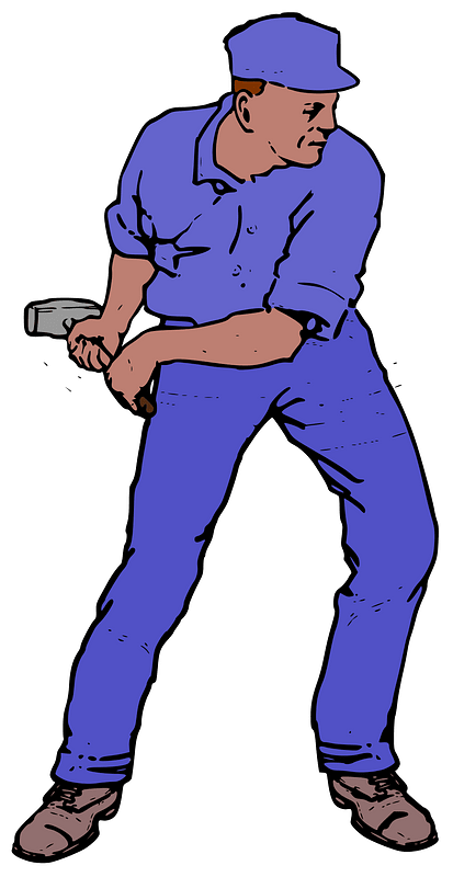Working Man with Hammer
