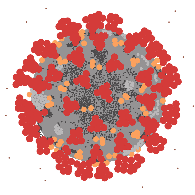 COVID-19 virus ultrastructure