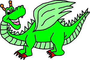 Cartoon dragon