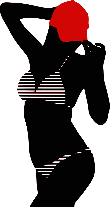 Woman Bikini Model Silhouette