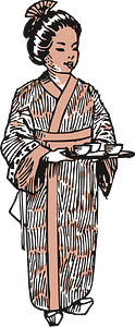 Kimono Tea Lady 1