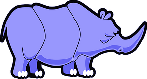 Cartoon Rhino