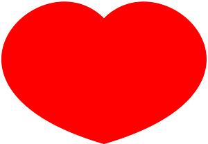 Heart single Bezier curve as wide as possible