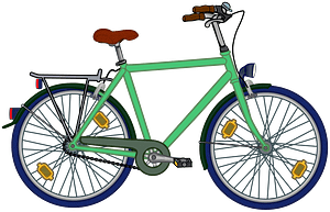bicycle - missing front reflector