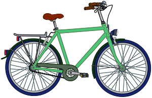bicycle - missing spoke reflector