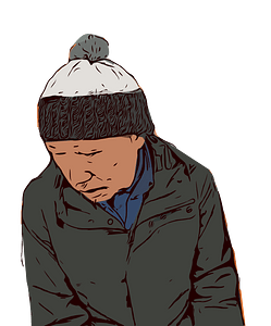 Winter Hat Man