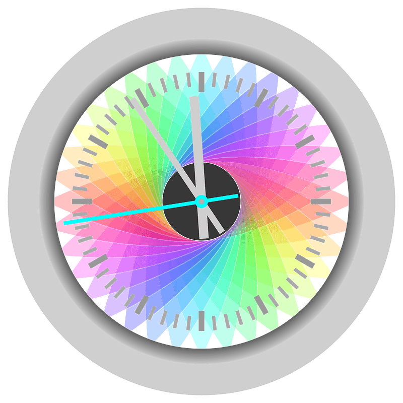 Colorful watch - Free vector clipart images on creazilla.com