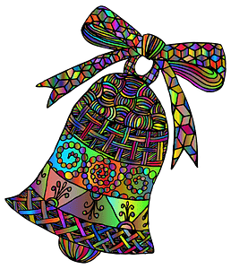Patterned Bell Line Art By ArtsyBee Polyprismatic