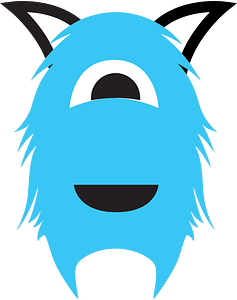 Blue One-eyed Monster