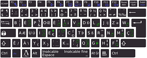 Layout base bÃ©po keyboard Asus K93SM