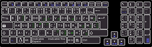 Keyboard Asus K93SM Linux BÃ©po version