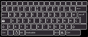 Asus bÃ©po characters shift K93SM keyboard Linux