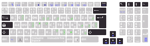 Layout editor with bÃ©po keyboard Asus K93SM