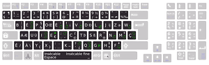 Layout bÃ©po keyboard Asus K93SM