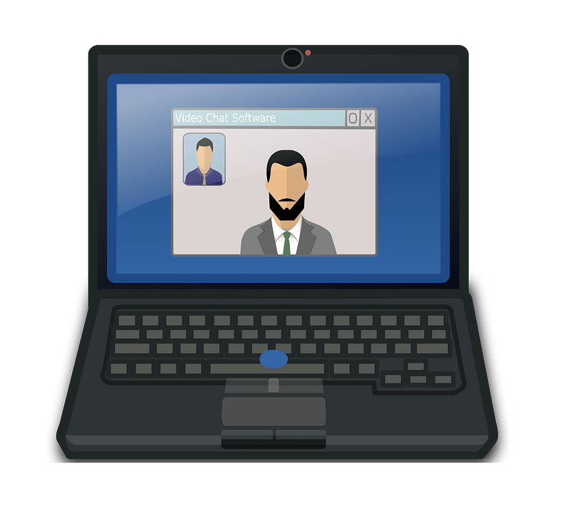 Video Chat Laptop