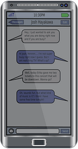 Smart Phone in Use
