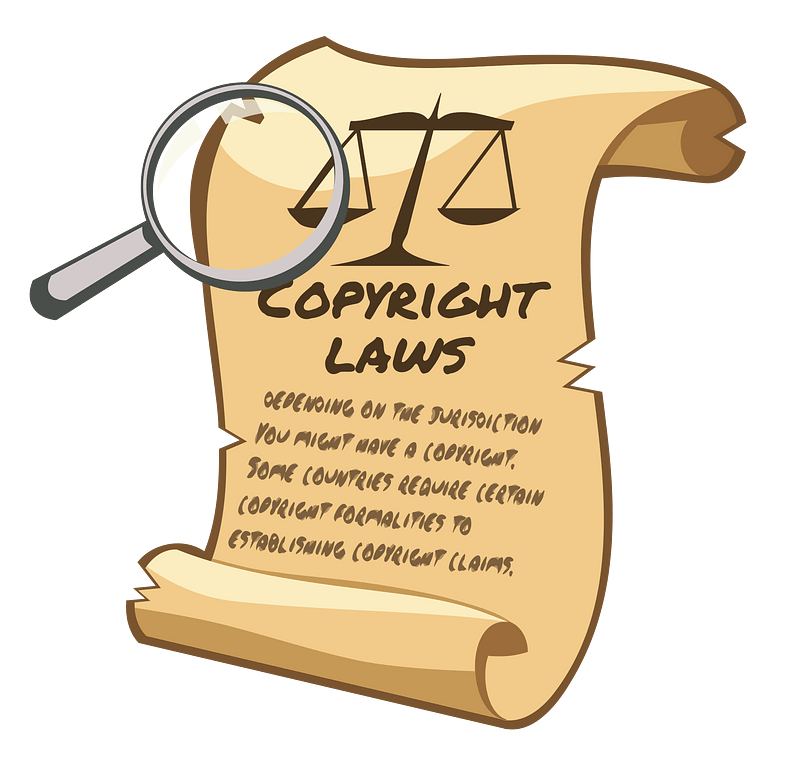 Copyright Laws Scroll
