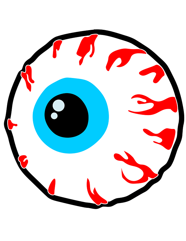 Bloodshot Eye - Free vector clipart images on creazilla.com