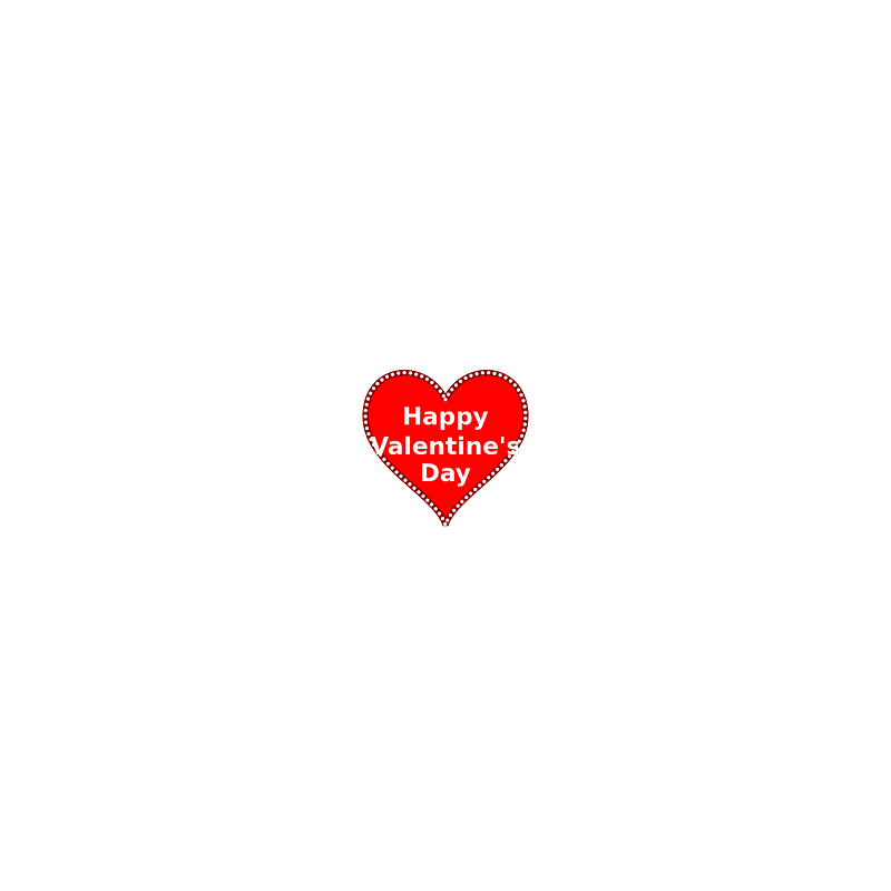 Animated Hearts Valentine