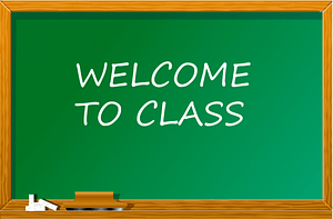 Welcome to class lettering on board