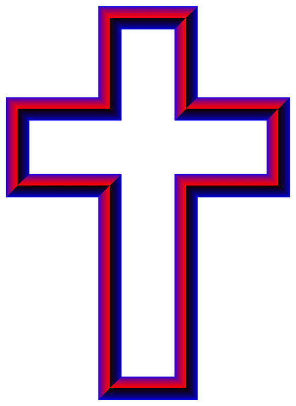 Cross Outline 3D
