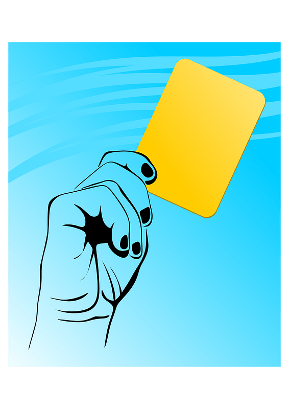 Yellow card 280120191