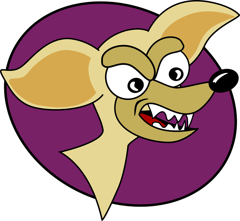 Cartoon Chihuahua 2- Angry