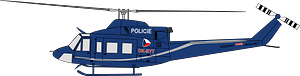 Bell 412 helicopter of the Czech police
