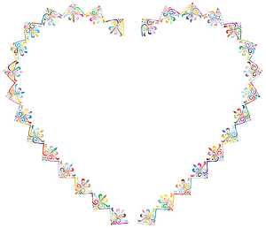 Vintage Greek Heart Prismatic