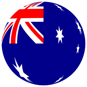 Australia Flag Sphere