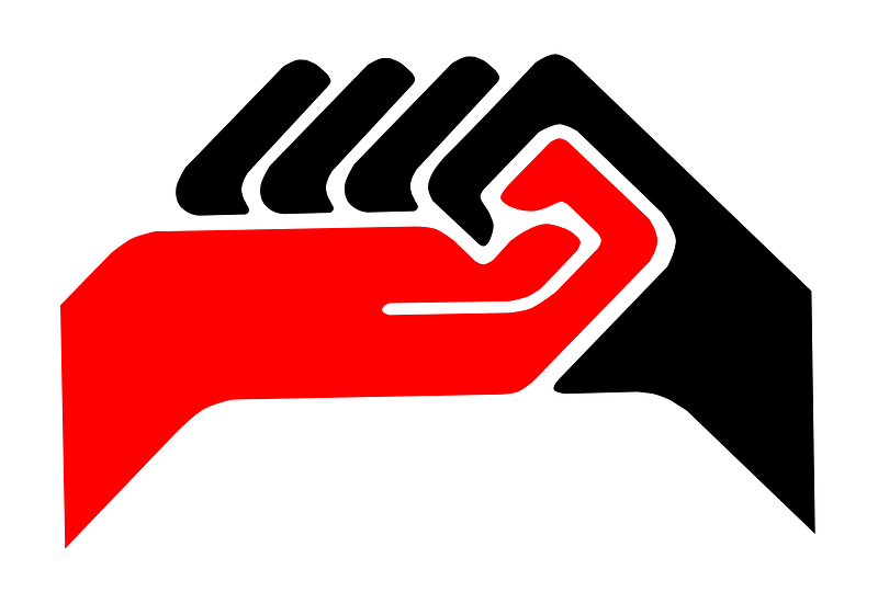 Red And Black Fists