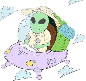 Alien Vacation - colorized