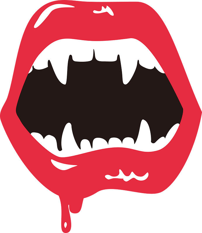 halloween mouth svg - Free vector clipart images on creazilla.com