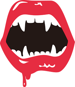halloween mouth svg 