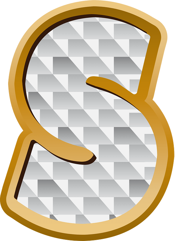 Alphabet glitter