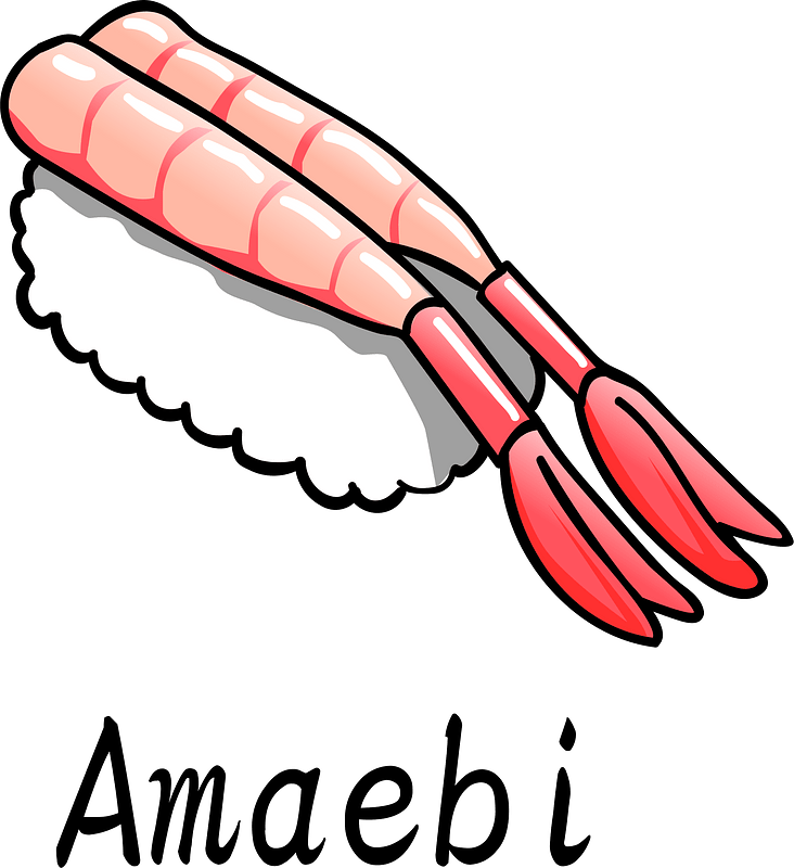 Amaebi sushi
