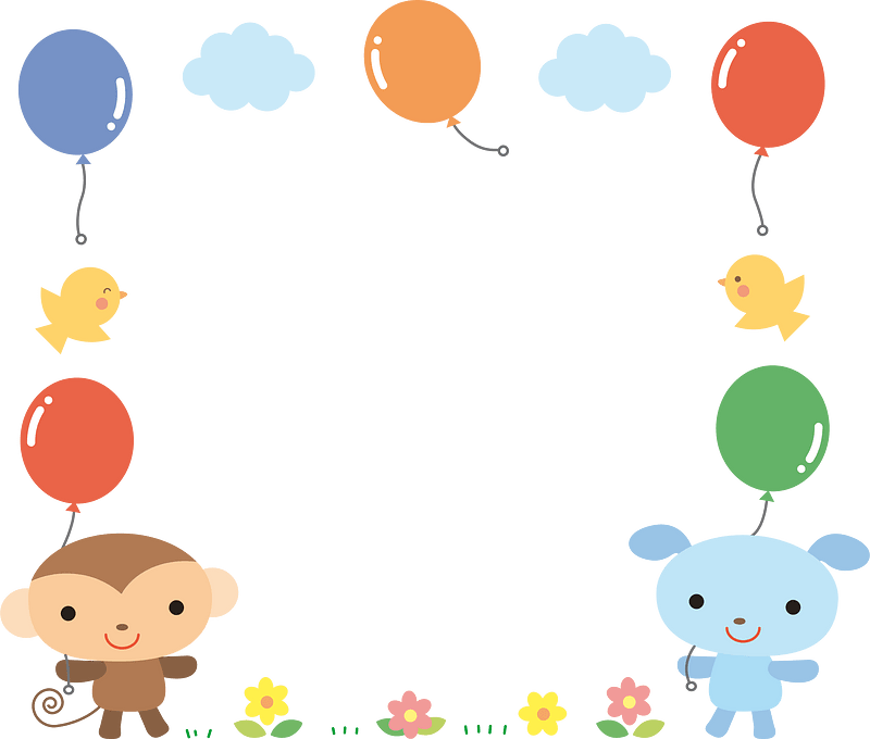 Animal balloon frame