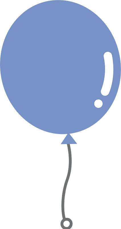 Blue balloon