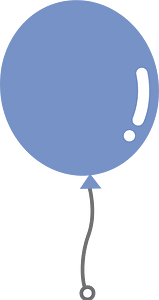 Blue balloon