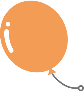 Orange balloon