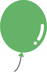 Green balloon