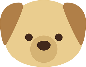 Animal face dog