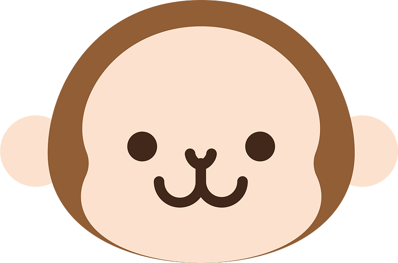 Animal face monkey