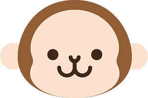 Animal face monkey