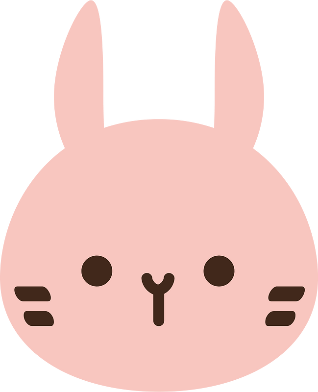 Animal face rabbit