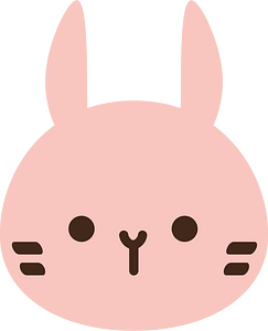 Animal face rabbit