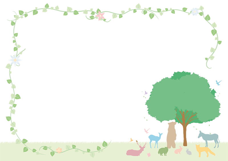 Animal ivy frame