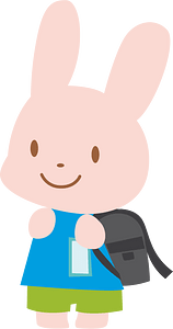 Bunny goes to school